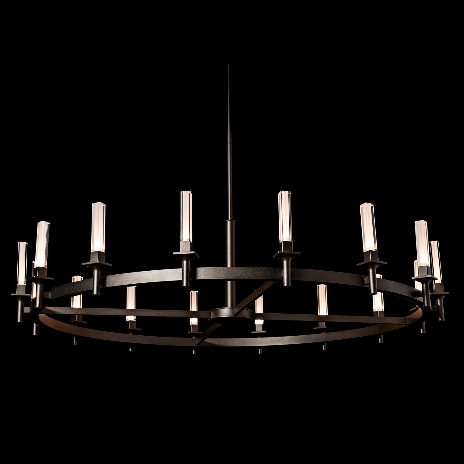 Hubbardton Forge - 131621-SKT-MULT-14-FD0886 - Windsor 16-Light Chandelier - Windsor - Oil Rubbed Bronze