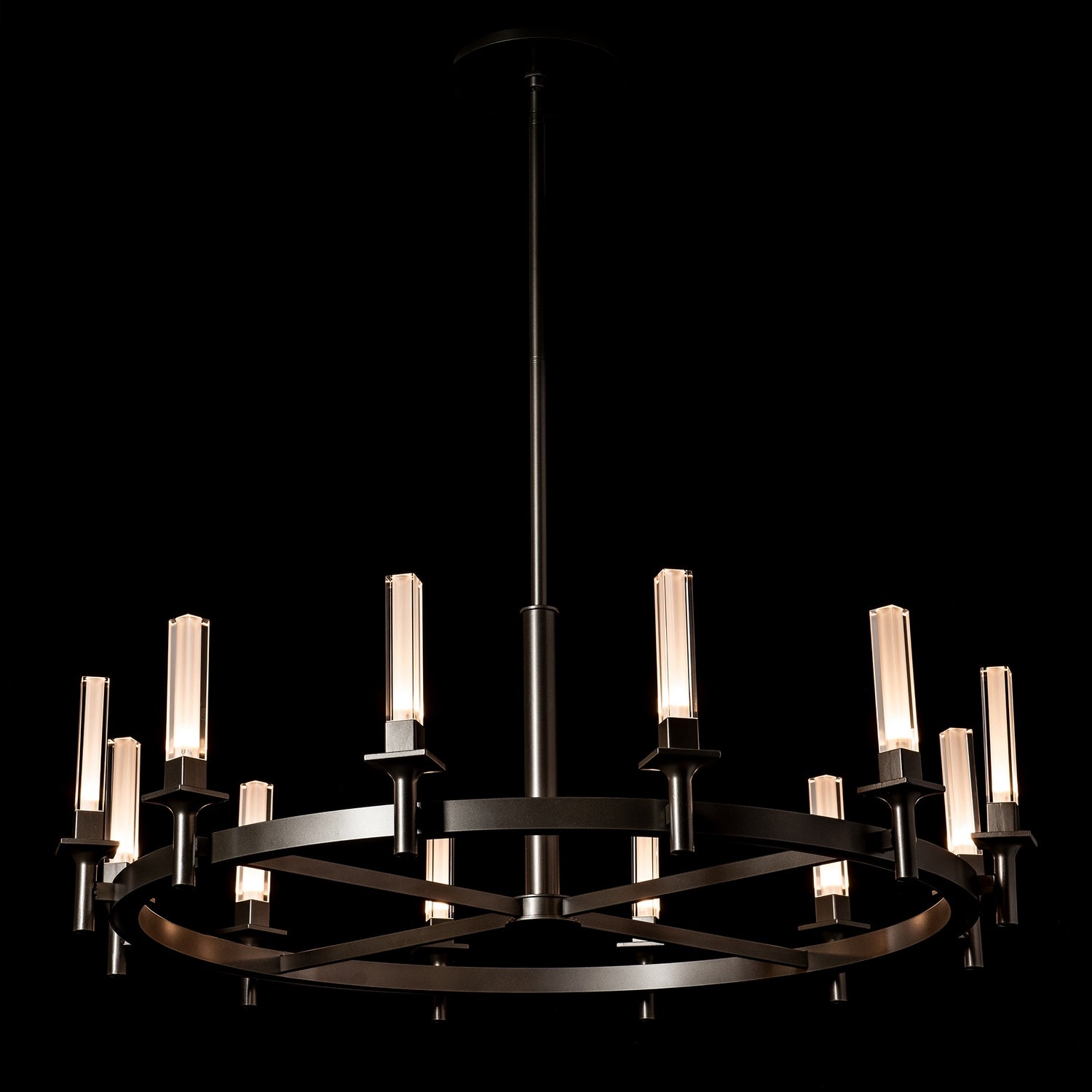 Hubbardton Forge - 131622-SKT-MULT-07-FD0886 - Windsor 12-Light Chandelier - Windsor - Dark Smoke