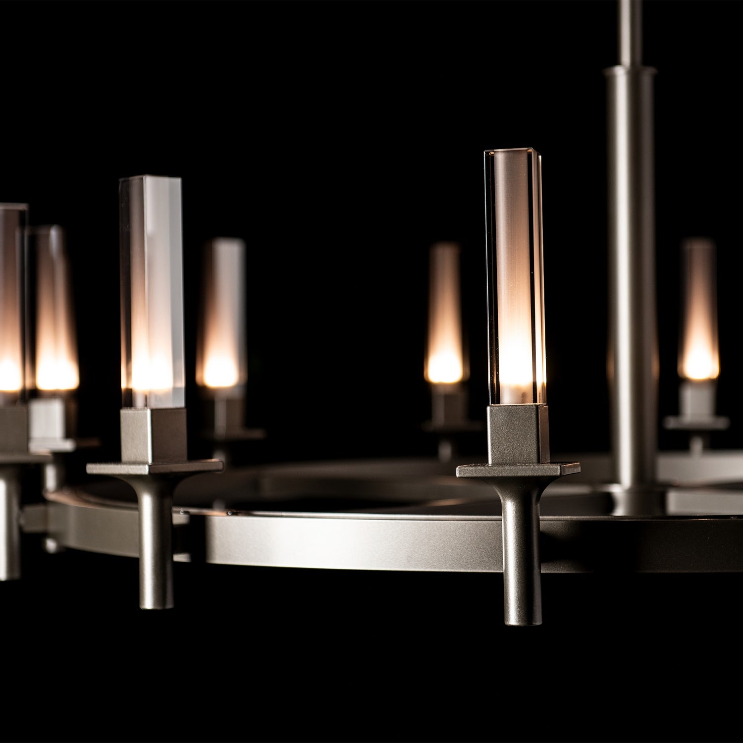 Hubbardton Forge - 131622-SKT-MULT-07-PS0886 - Windsor 12-Light Chandelier - Windsor - Dark Smoke
