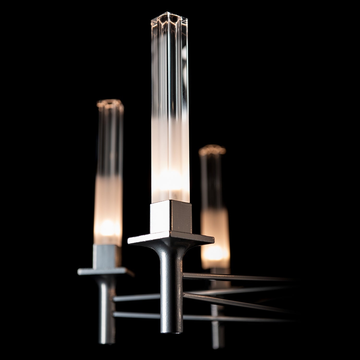 Hubbardton Forge - 131624-SKT-MULT-85-WC0887 - Truss 7-Arm Round Chandelier - Truss - Sterling