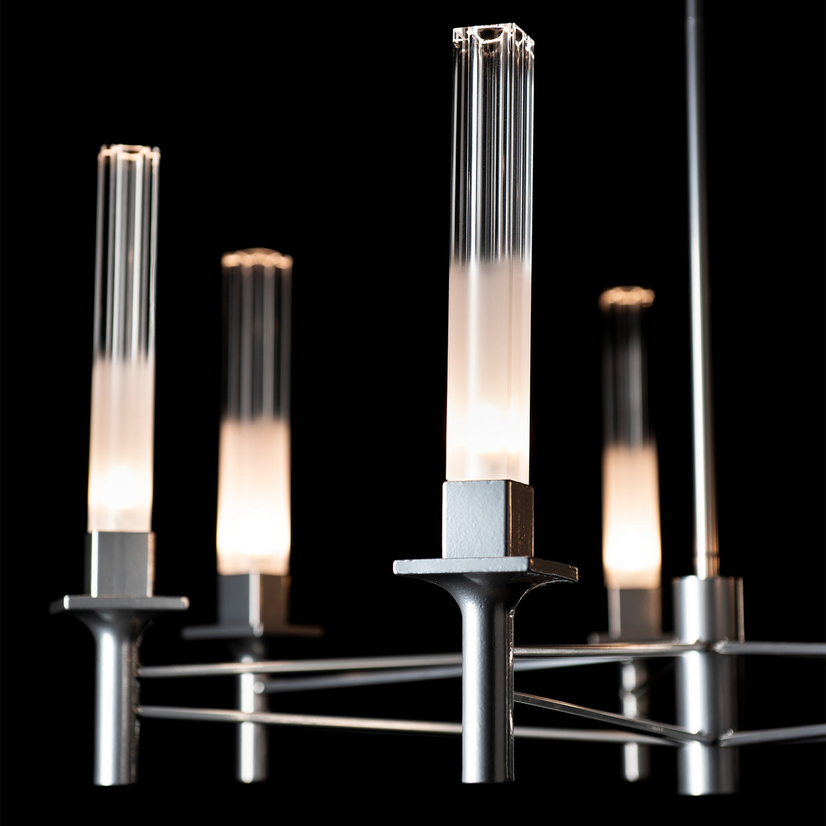 Hubbardton Forge - 131624-SKT-MULT-85-WC0887 - Truss 7-Arm Round Chandelier - Truss - Sterling