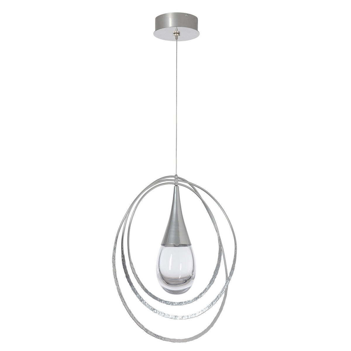 Hubbardton Forge - 161191-SKT-STND-85-ZM0873 - Lyric 1-Light Pendant - Lyric - Sterling
