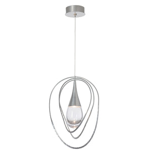 Hubbardton Forge - 161191-SKT-STND-85-ZM0873 - Lyric 1-Light Pendant - Lyric - Sterling