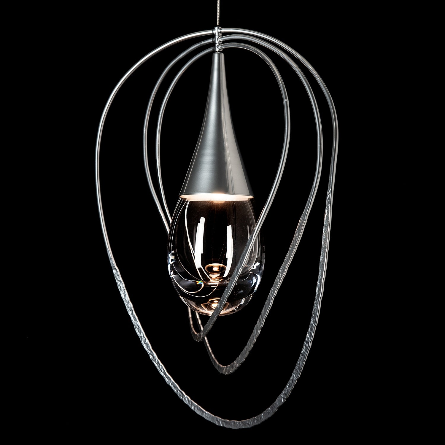 Hubbardton Forge - 161191-SKT-STND-85-ZM0873 - Lyric 1-Light Pendant - Lyric - Sterling