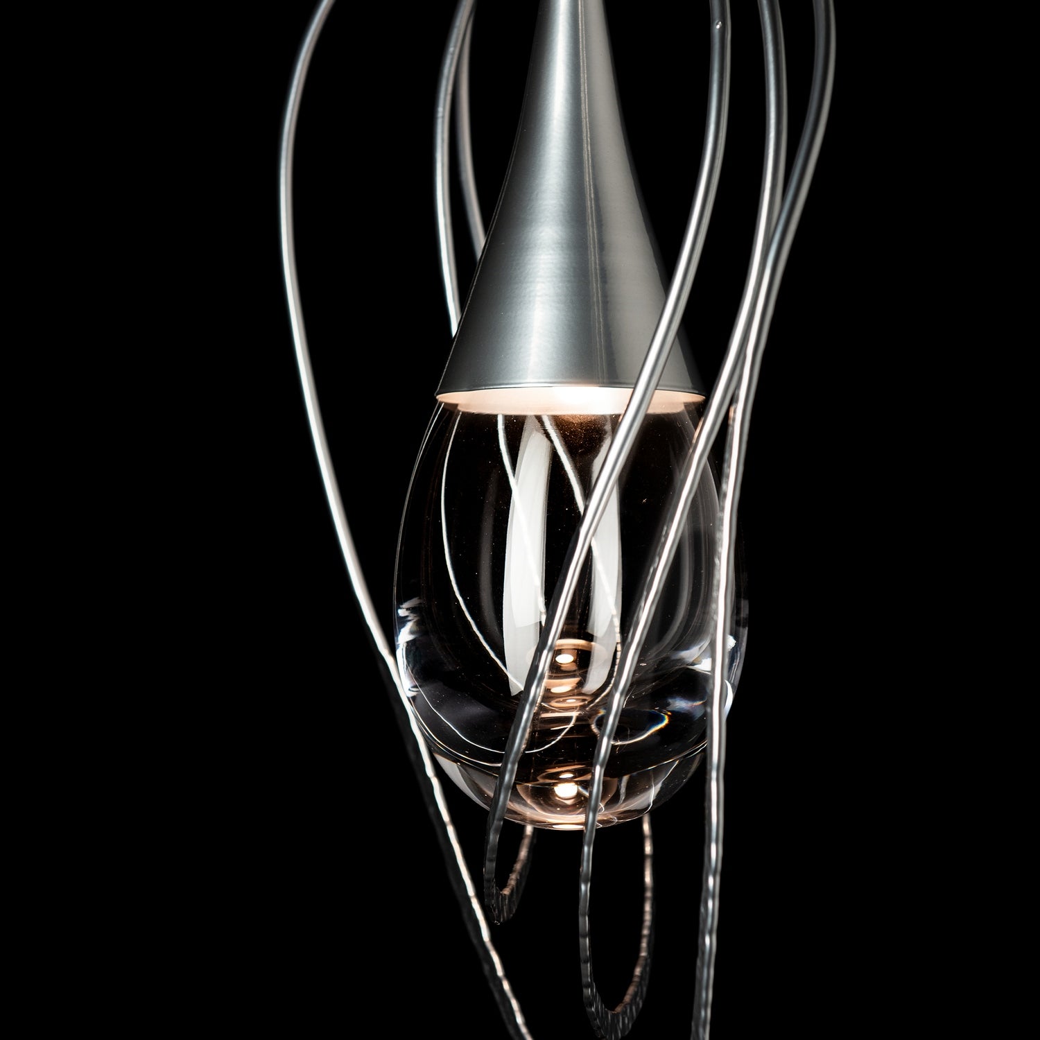 Hubbardton Forge - 161191-SKT-STND-85-ZM0873 - Lyric 1-Light Pendant - Lyric - Sterling