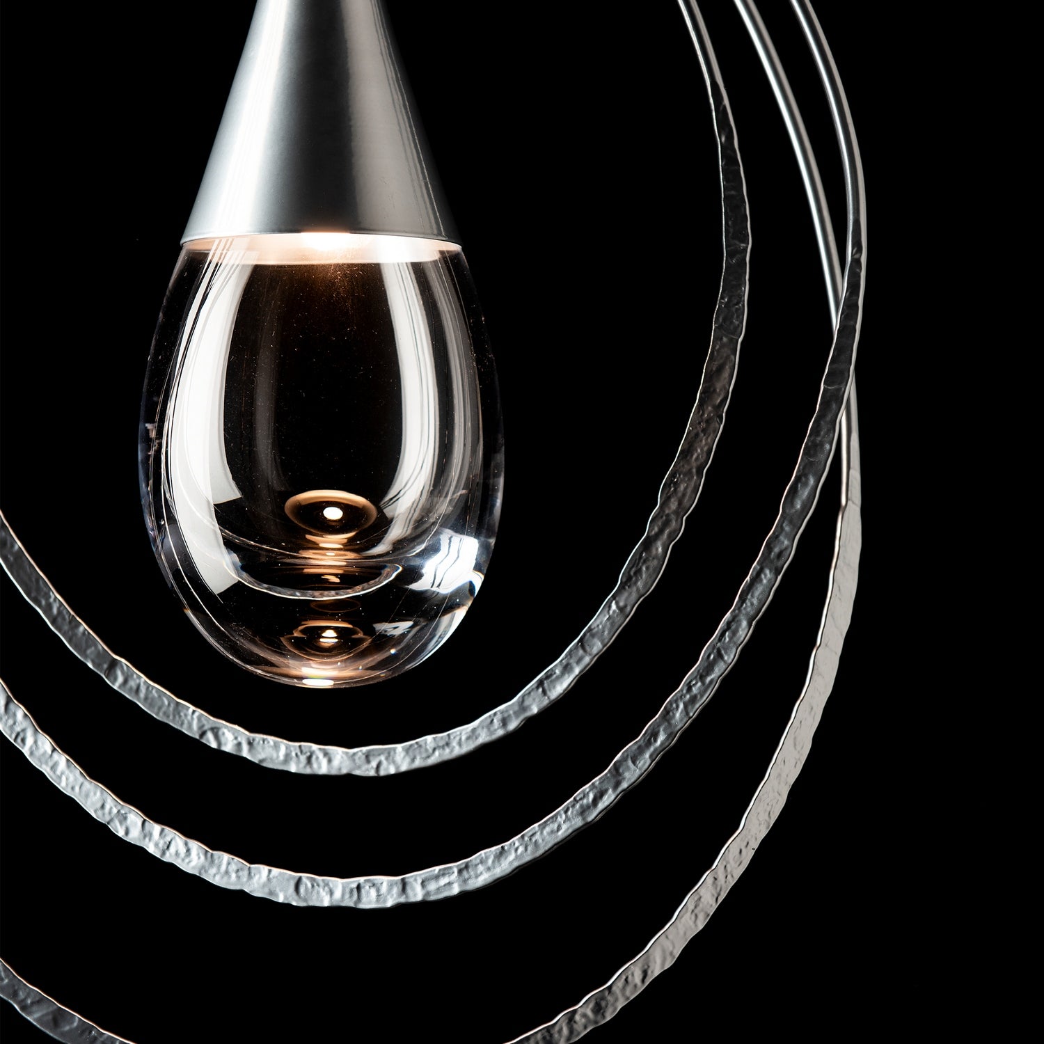 Hubbardton Forge - 161191-SKT-STND-85-ZM0873 - Lyric 1-Light Pendant - Lyric - Sterling