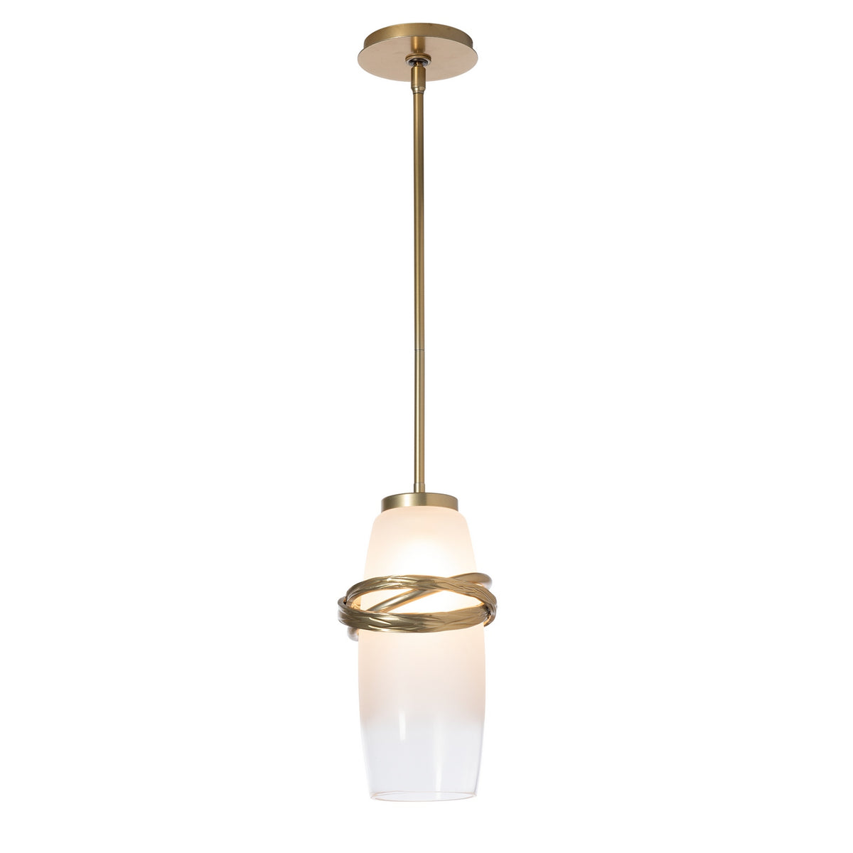 Hubbardton Forge - 181603-SKT-MULT-86-86-WC0865 - Trilogy Mini Pendant - Trilogy - Modern Brass