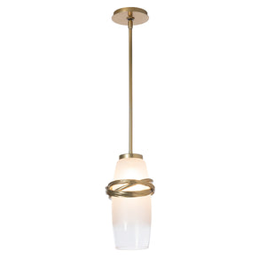 Hubbardton Forge - 181603-SKT-MULT-86-86-WC0865 - Trilogy Mini Pendant - Trilogy - Modern Brass