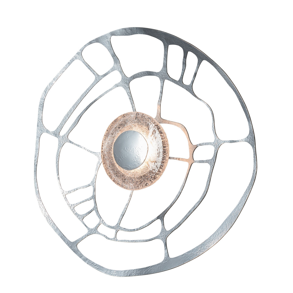 Hubbardton Forge - 201064-LED-85-ZM0883 - Muse Sconce/Semi-Flush - Muse - Sterling