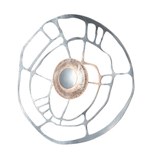 Hubbardton Forge - 201064-LED-85-ZM0883 - Muse Sconce/Semi-Flush - Muse - Sterling