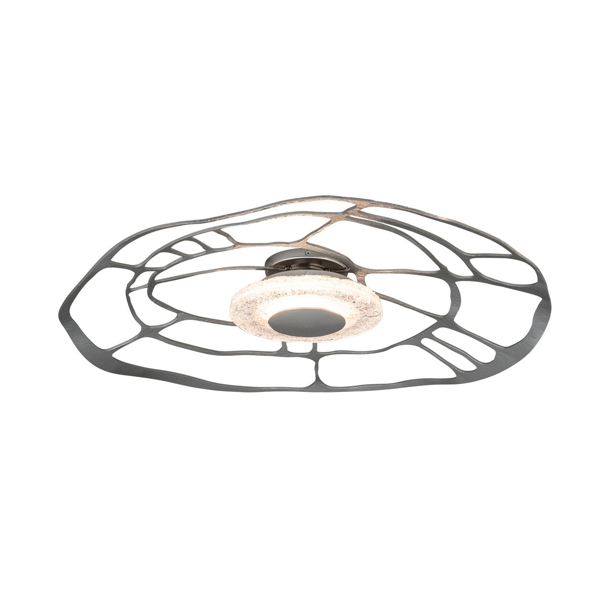 Hubbardton Forge - 201064-LED-85-ZM0883 - Muse Sconce/Semi-Flush - Muse - Sterling
