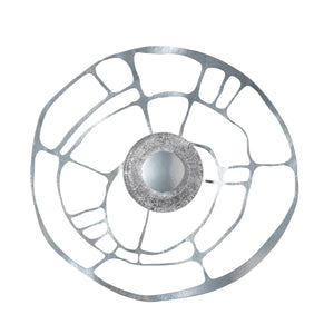 Hubbardton Forge - 201064-LED-85-ZM0883 - Muse Sconce/Semi-Flush - Muse - Sterling