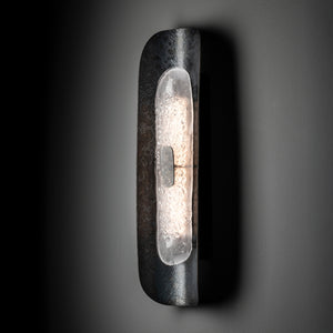 Hubbardton Forge - 201065-LED-10-44-FD0889 - Shield Small Sconce - Shield - Black