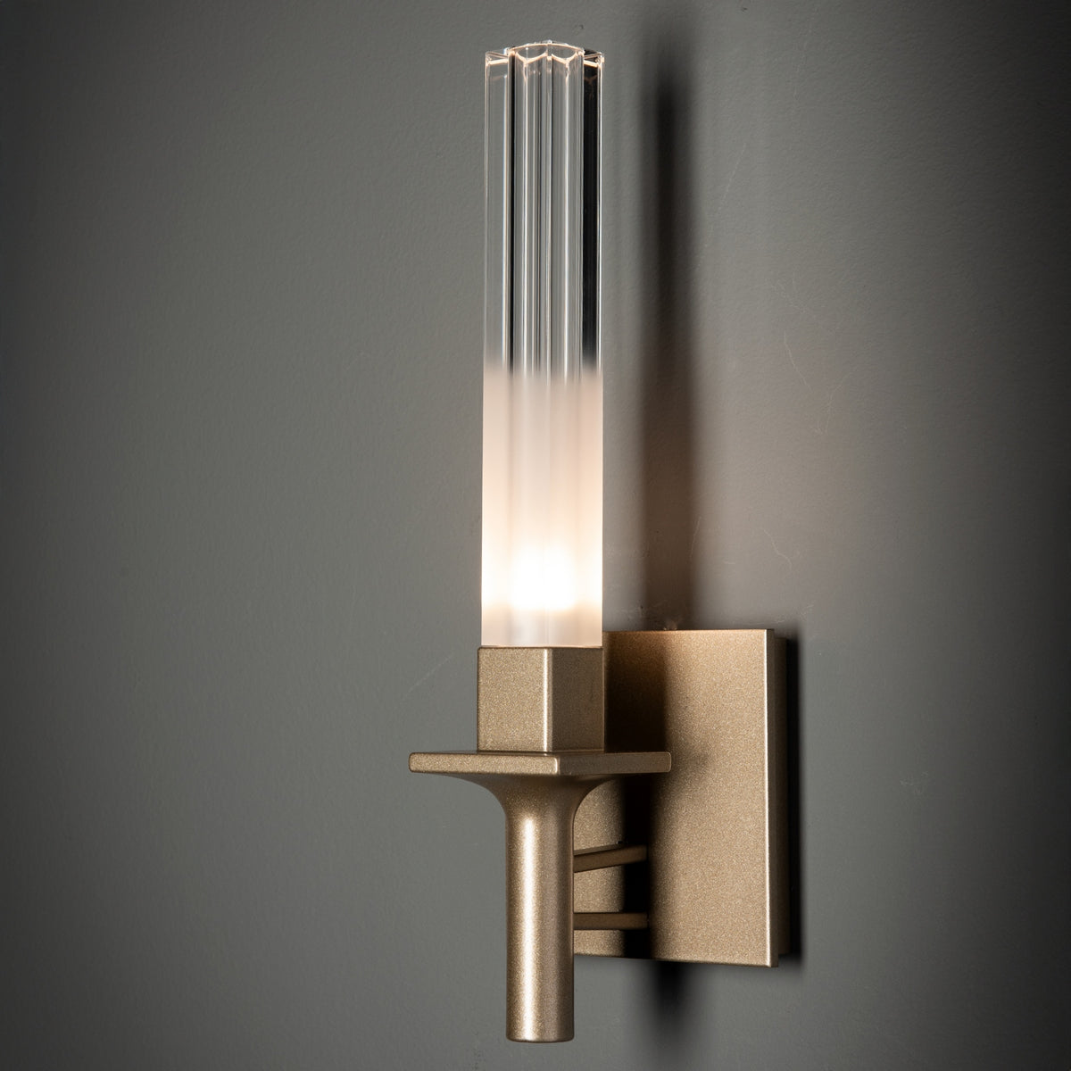 Hubbardton Forge - 201082-SKT-84-WC0887 - Truss 1-Light Sconce - Truss - Soft Gold