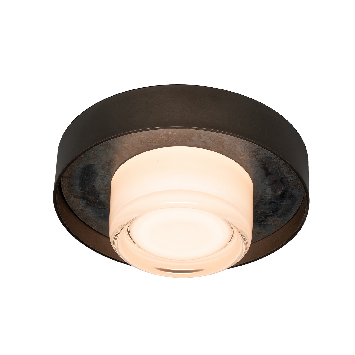 Hubbardton Forge - 201085-LED-07-44-ZM0875 - Focal Large Sconce/Flush Mount - Focal - Dark Smoke