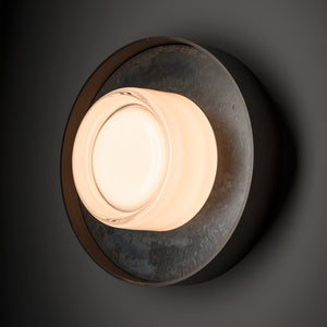 Hubbardton Forge - 201085-LED-07-44-ZM0875 - Focal Large Sconce/Flush Mount - Focal - Dark Smoke