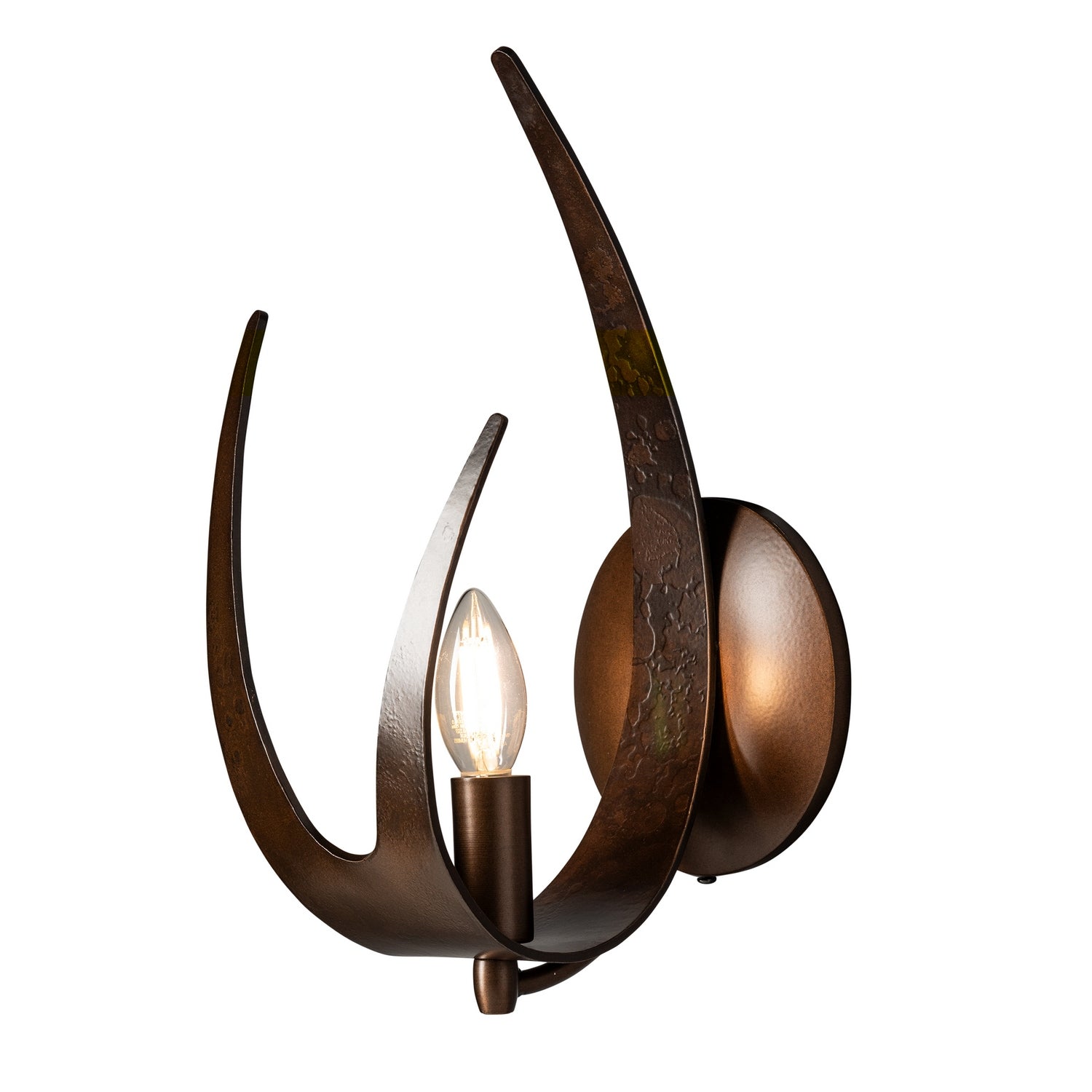 Hubbardton Forge - 204072-SKT-LFT-05 - Caribou 1-Light Sconce - Caribou - Bronze