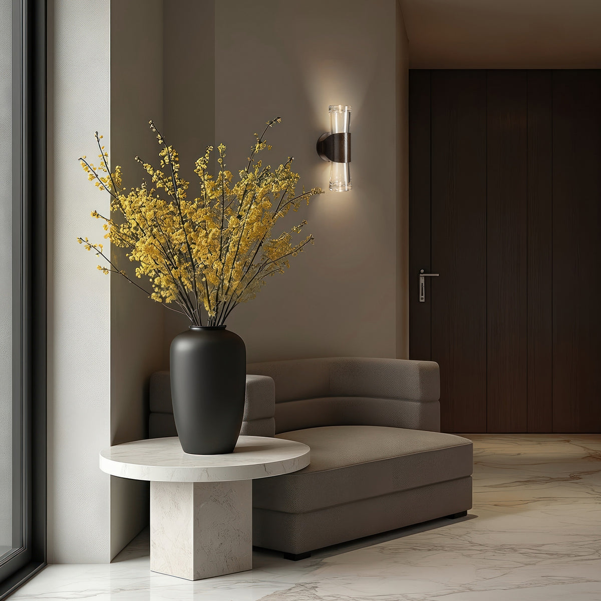Hubbardton Forge - 204073-SKT-05-ZM0888 - Bellis 2-Light Sconce - Bellis - Bronze