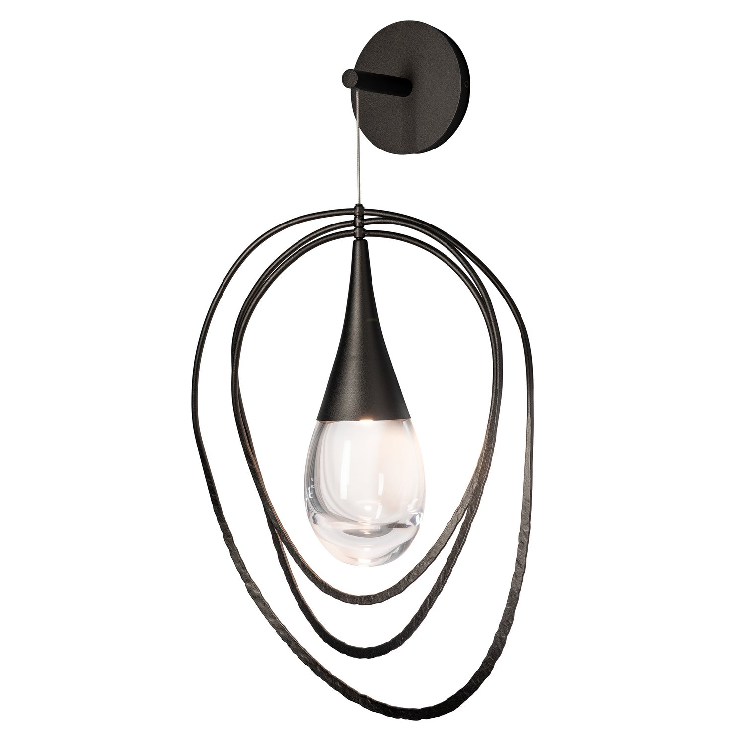 Hubbardton Forge - 204074-SKT-14-ZM0873 - Lyric 1-LIght Sconce - Lyric - Oil Rubbed Bronze