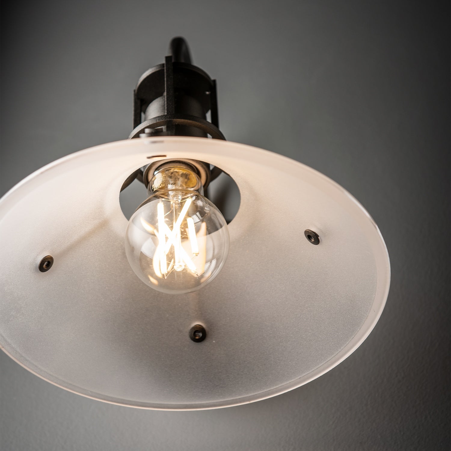 Hubbardton Forge - 209324-SKT-14-FD0673 - Henry Small Glass Shade Sconce - Henry - Oil Rubbed Bronze