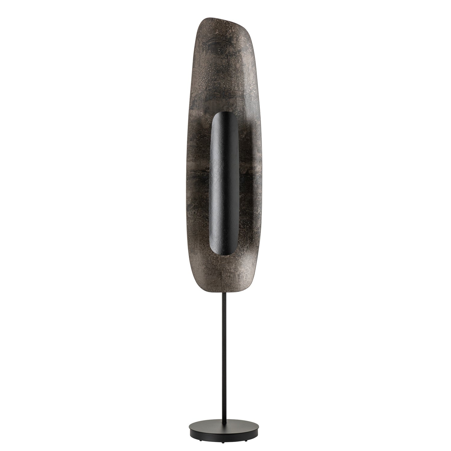Hubbardton Forge - 241203-LED-10-44 - Shield Tall Floor Lamp - Shield - Black