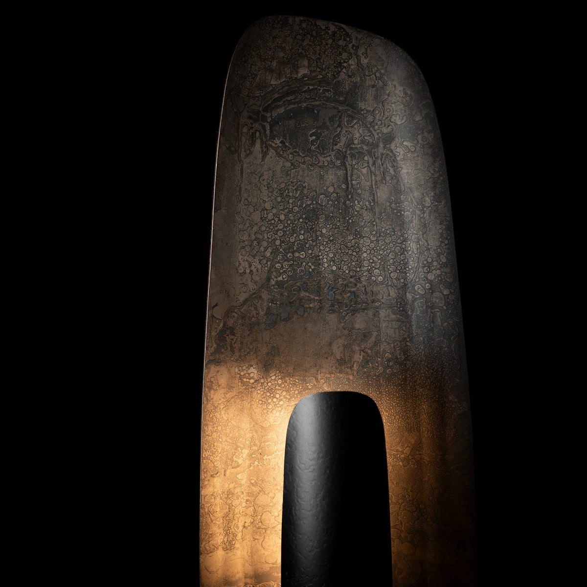 Hubbardton Forge - 241203-LED-10-44 - Shield Tall Floor Lamp - Shield - Black