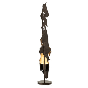 Hubbardton Forge - 241205-SKT-07 - Lattice Torchiere - Fracture - Dark Smoke