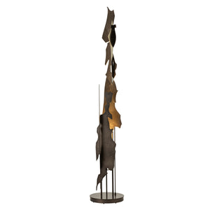Hubbardton Forge - 241205-SKT-07 - Lattice Torchiere - Fracture - Dark Smoke