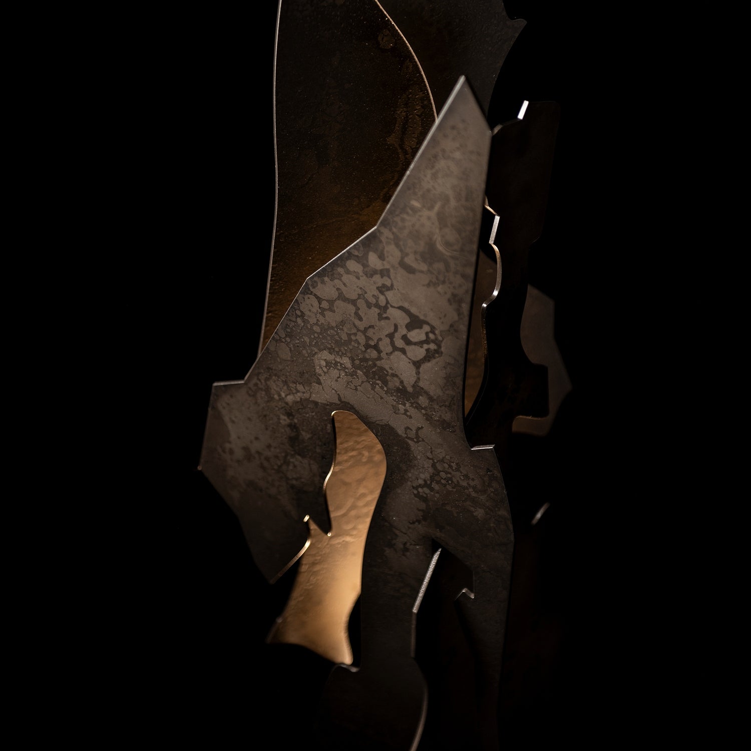 Hubbardton Forge - 241205-SKT-07 - Lattice Torchiere - Fracture - Dark Smoke