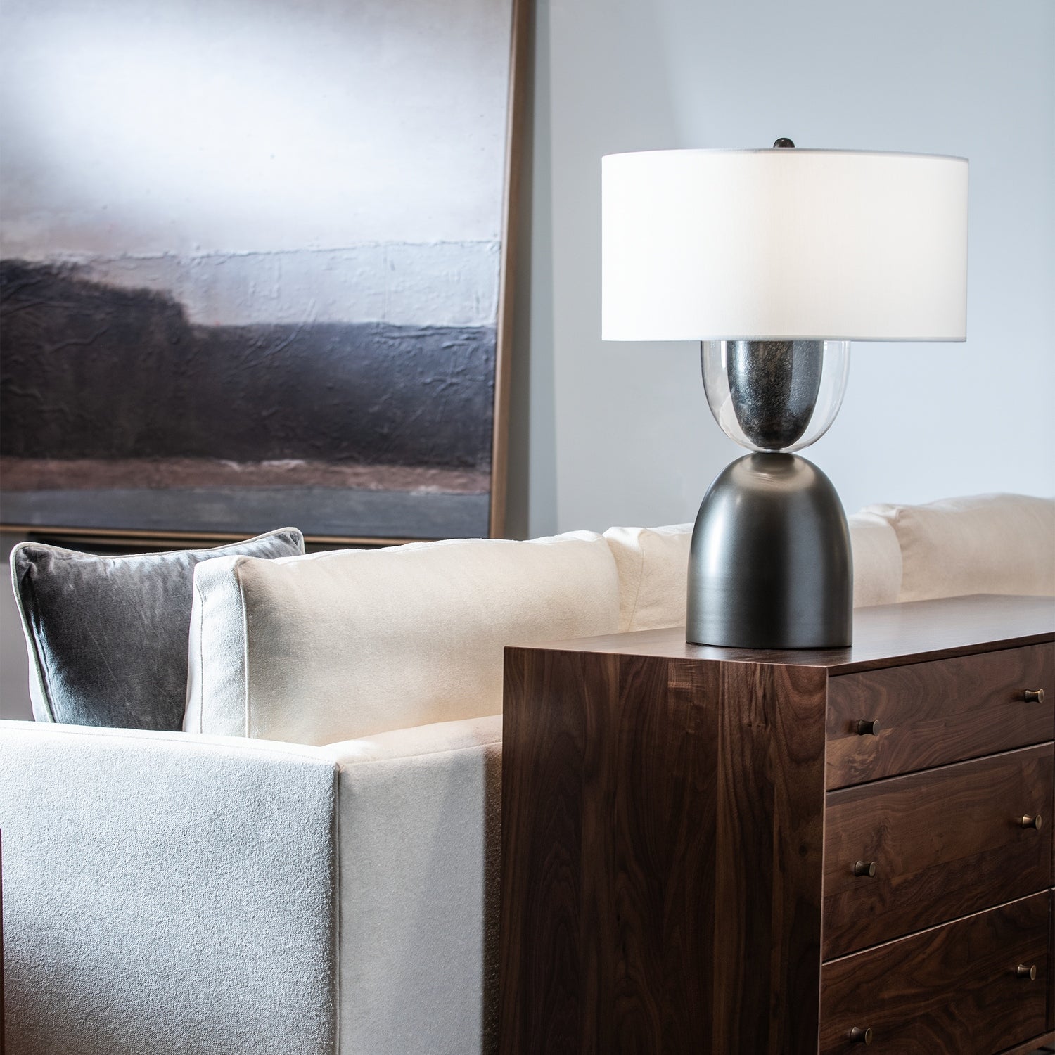 Hubbardton Forge - 272127-SKT-07-44-SF2021 - Union Table Lamp - Union - Dark Smoke