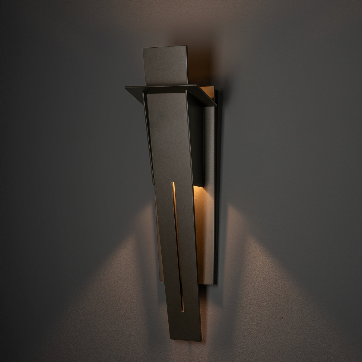 Hubbardton Forge - 302024-SKT-77 - Linea Small Outdoor Sconce - Linea - Coastal Dark Smoke