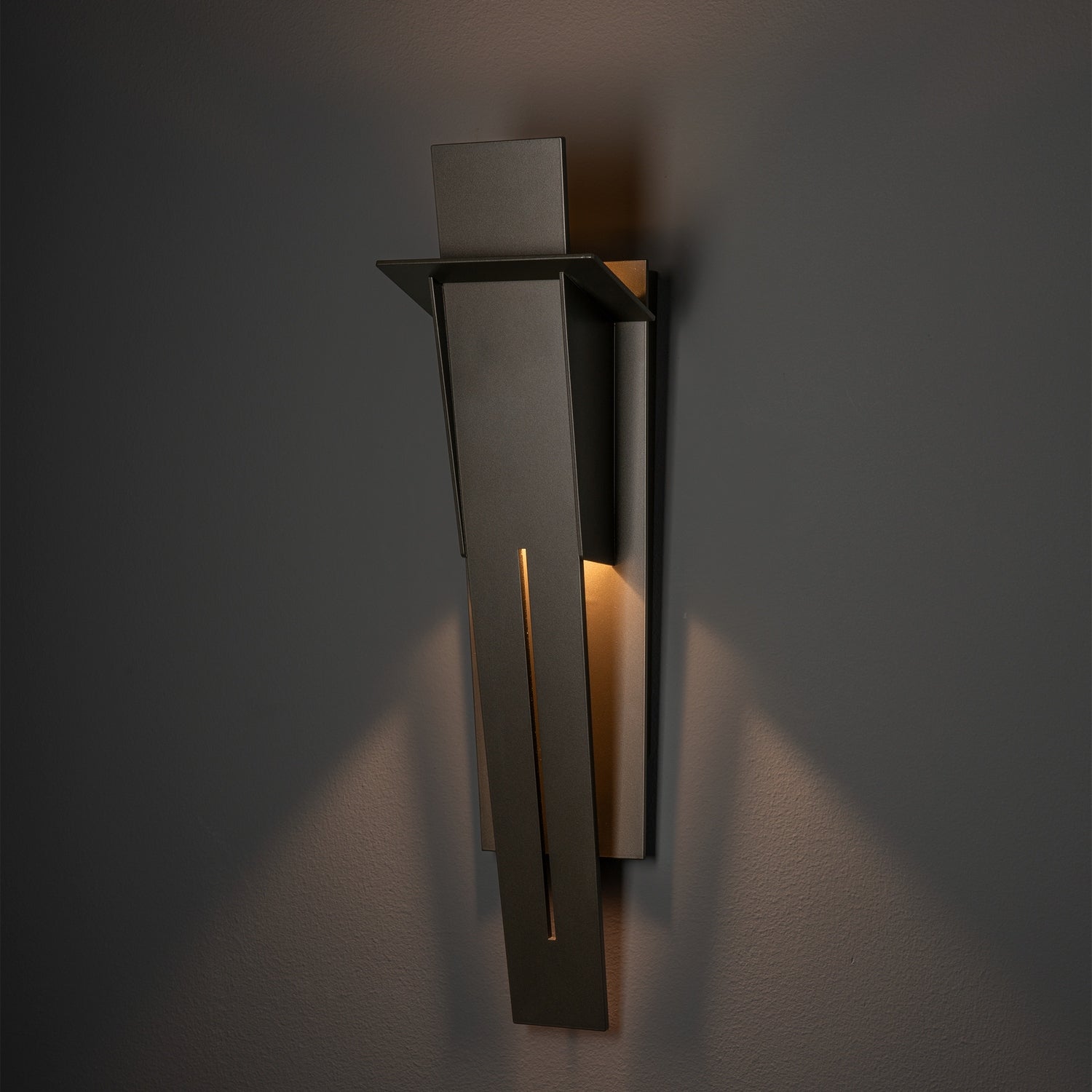 Hubbardton Forge - 302024-SKT-77 - Linea Small Outdoor Sconce - Linea - Coastal Dark Smoke