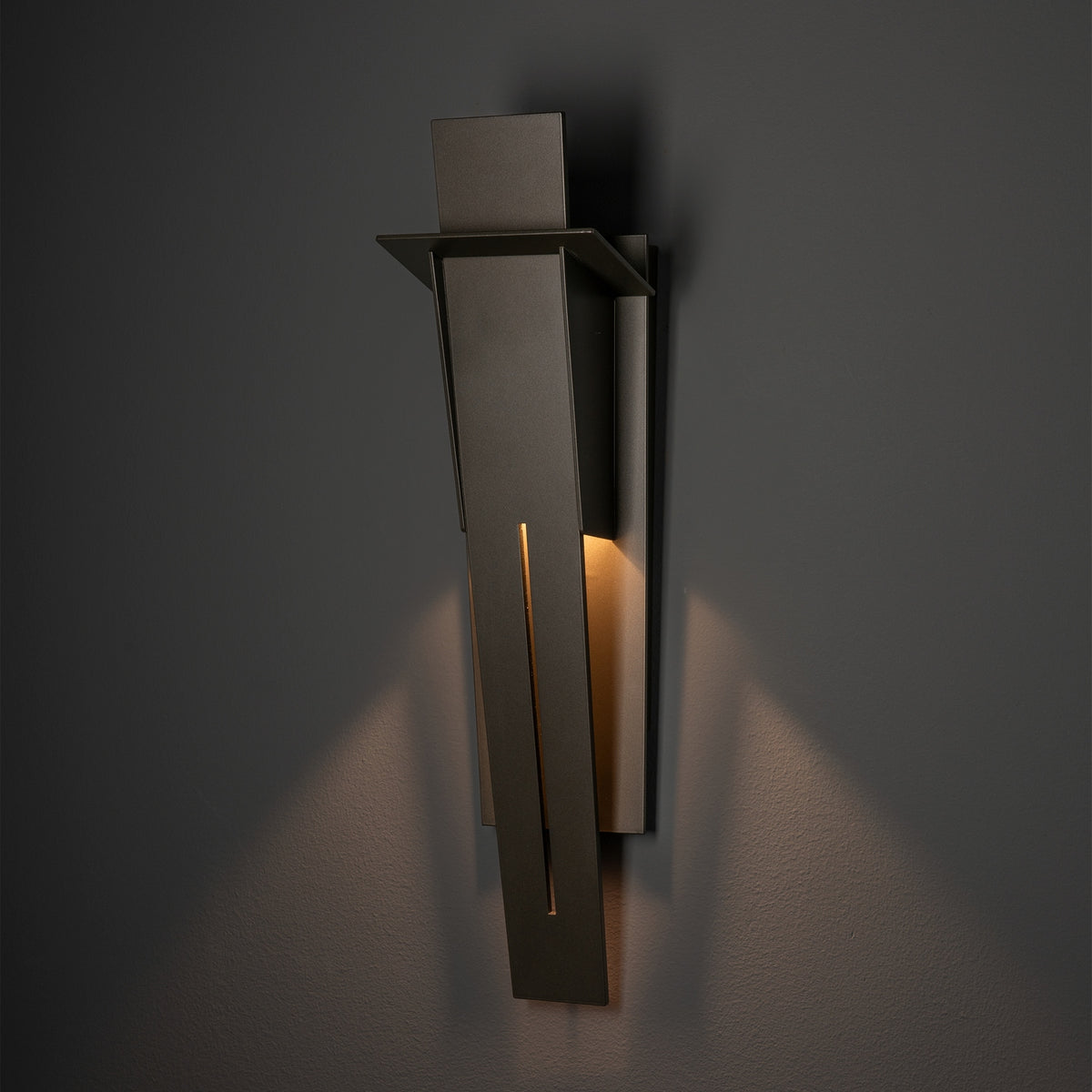 Hubbardton Forge - 302024-SKT-77 - Linea Small Outdoor Sconce - Linea - Coastal Dark Smoke