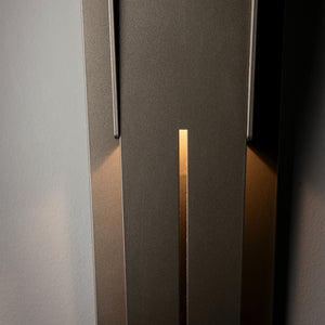 Hubbardton Forge - 302024-SKT-77 - Linea Small Outdoor Sconce - Linea - Coastal Dark Smoke