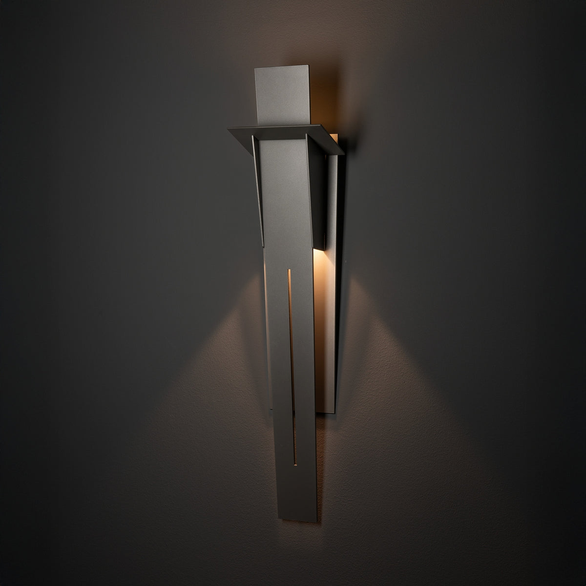 Hubbardton Forge - 302025-SKT-78 - Linea Medium Outdoor Sconce - Linea - Coastal Burnished Steel