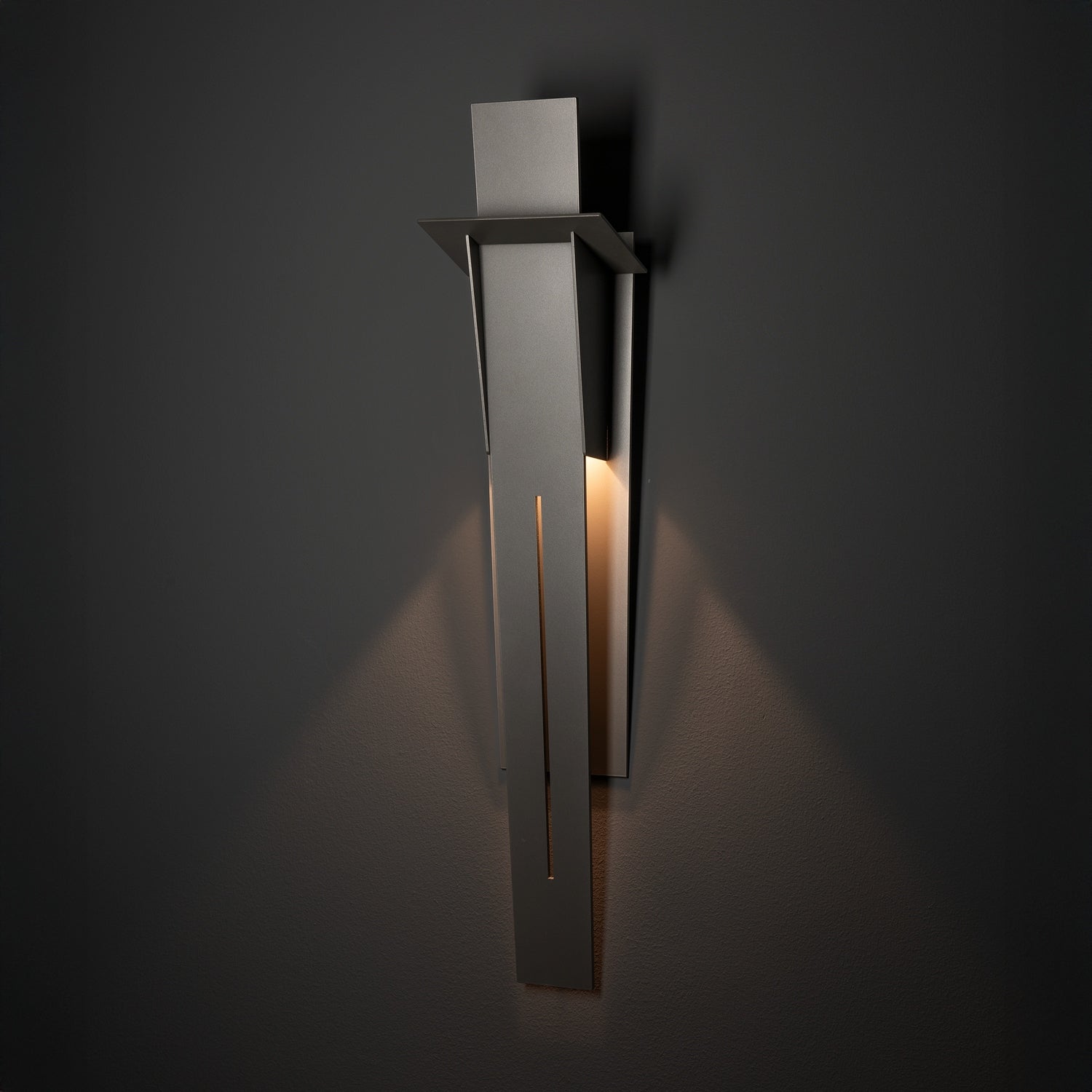 Hubbardton Forge - 302025-SKT-78 - Linea Medium Outdoor Sconce - Linea - Coastal Burnished Steel