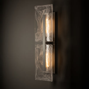 Hubbardton Forge - 302050-SKT-78-YR0729 - Arc Tall Outdoor Sconce - Arc - Coastal Burnished Steel