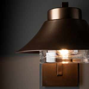 Hubbardton Forge - 302052-SKT-75-ZM0870 - Stowe Small Outdoor Sconce - Stowe - Coastal Bronze