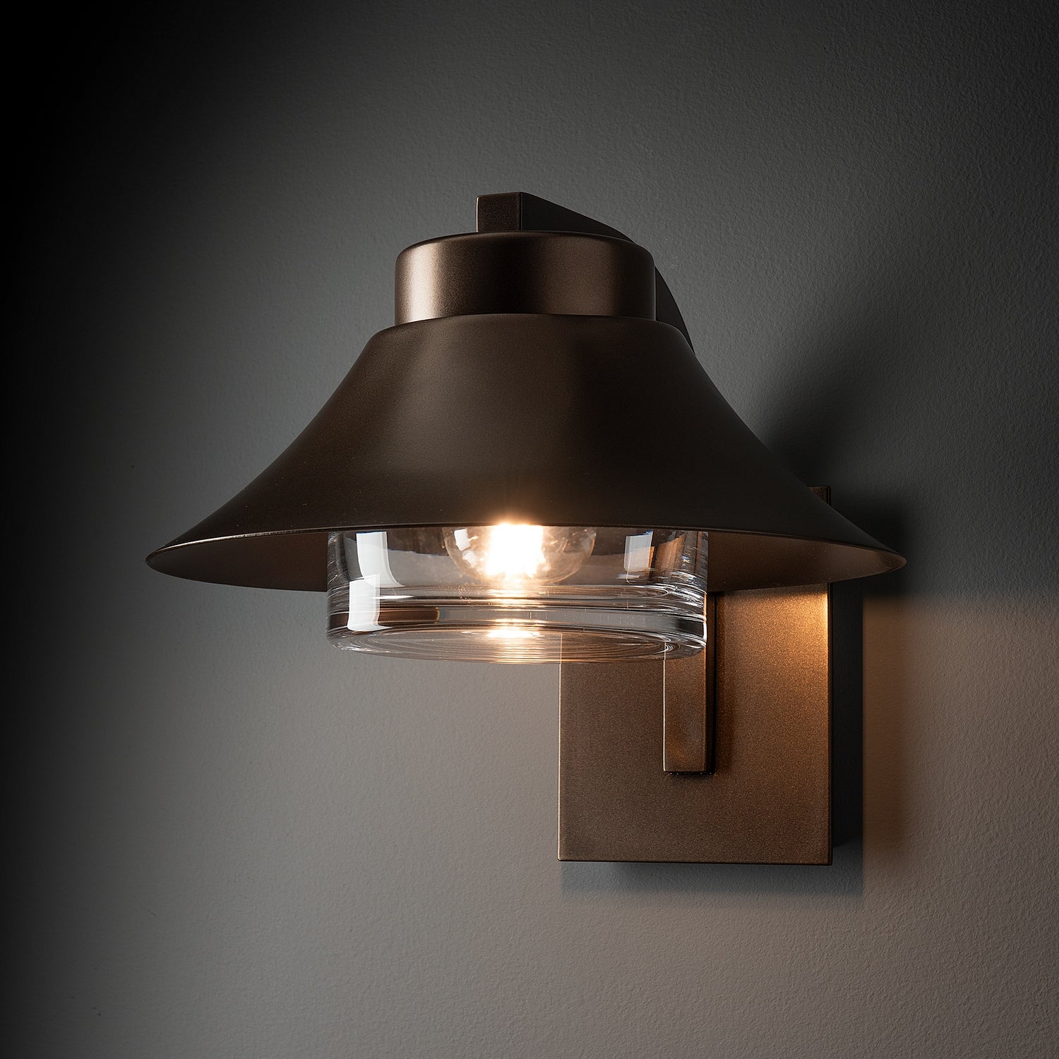 Hubbardton Forge - 302052-SKT-75-ZM0870 - Stowe Small Outdoor Sconce - Stowe - Coastal Bronze