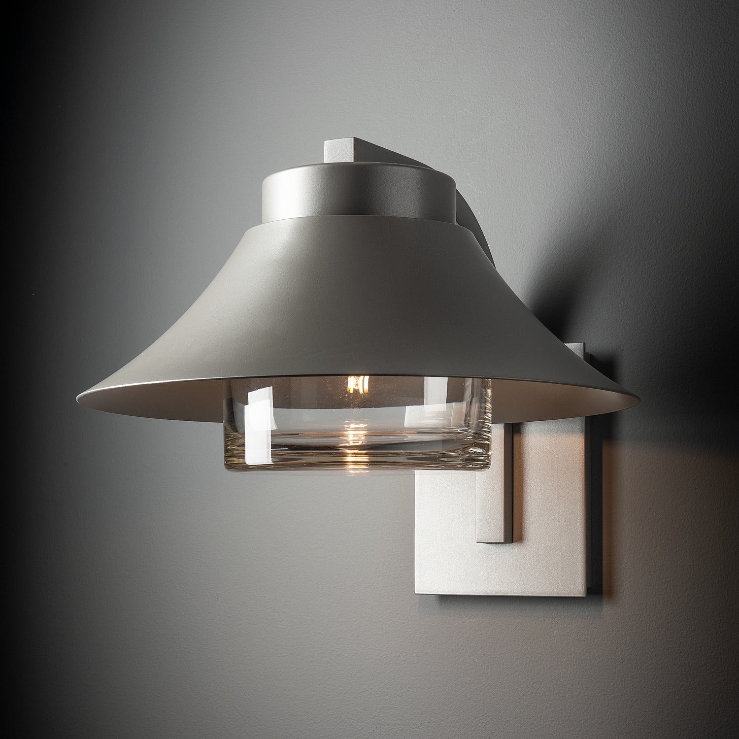 Hubbardton Forge - 302053-SKT-78-ZM0871 - Stowe Medium Outdoor Sconce - Stowe - Coastal Burnished Steel
