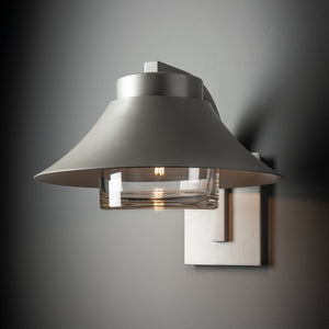 Hubbardton Forge - 302053-SKT-78-ZM0871 - Stowe Medium Outdoor Sconce - Stowe - Coastal Burnished Steel