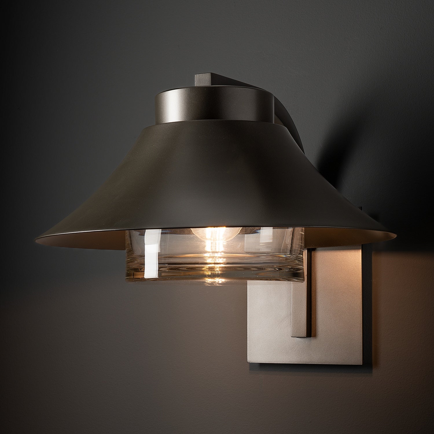 Hubbardton Forge - 302054-SKT-77-ZM0872 - Stowe Large Outdoor Sconce - Stowe - Coastal Dark Smoke