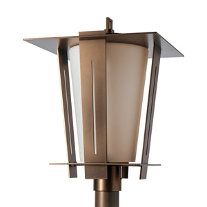Hubbardton Forge - 342026-SKT-75-GG0884 - Linea Outdoor Lantern Post Light - Linea - Coastal Bronze