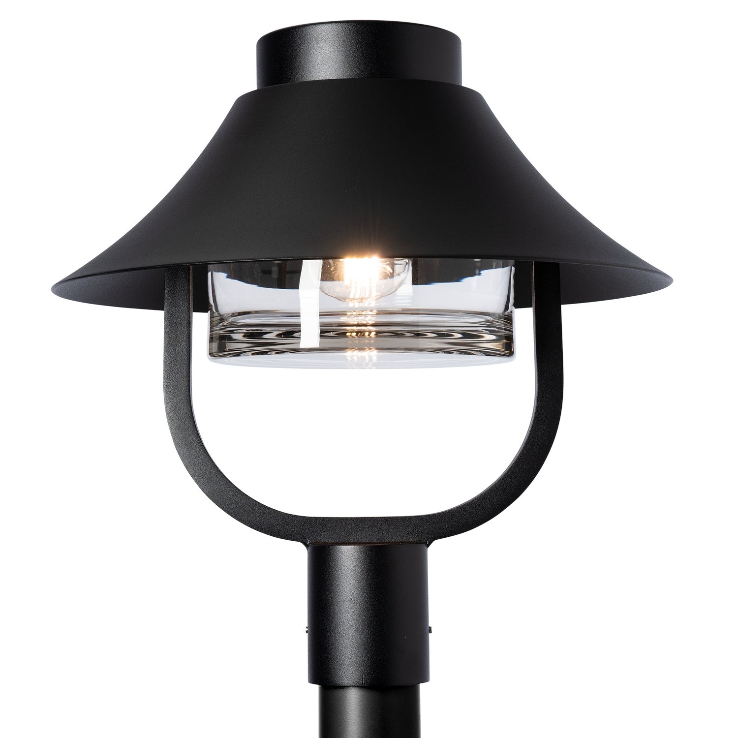 Hubbardton Forge - 342031-SKT-80-ZM0872 - Stowe Outdoor Lantern Post Light - Stowe - Coastal Black