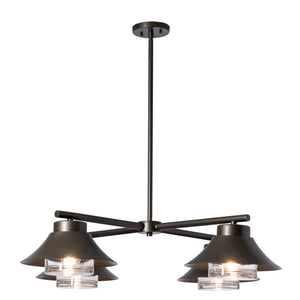 Hubbardton Forge - 362025-SKT-MULT-77-ZM0870 - Stowe 4-Light Outdoor Pendant - Stowe - Coastal Dark Smoke