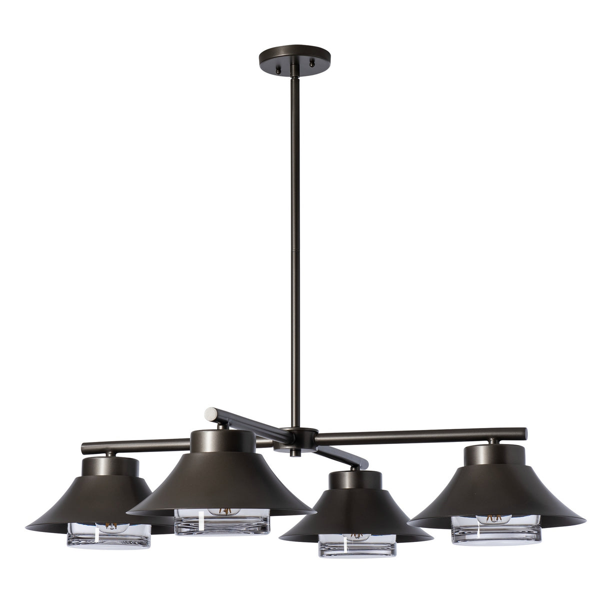 Hubbardton Forge - 362025-SKT-MULT-77-ZM0870 - Stowe 4-Light Outdoor Pendant - Stowe - Coastal Dark Smoke