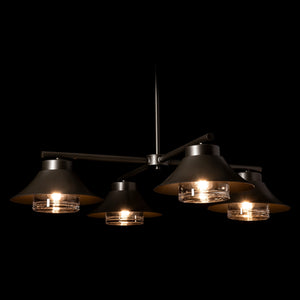 Hubbardton Forge - 362025-SKT-MULT-77-ZM0870 - Stowe 4-Light Outdoor Pendant - Stowe - Coastal Dark Smoke