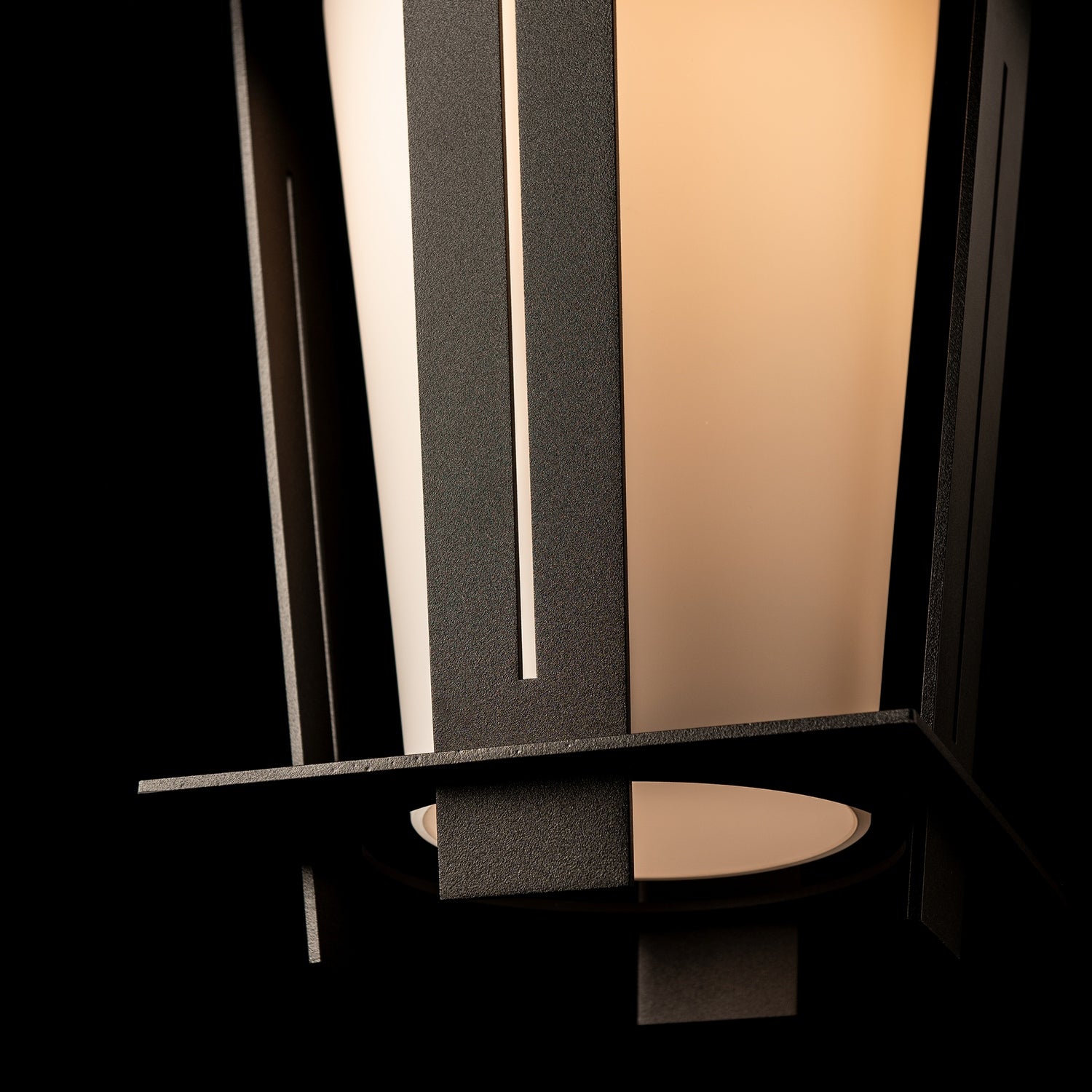 Hubbardton Forge - 363017-SKT-80-GG0884 - Linea Outdoor Lantern - Linea - Coastal Black