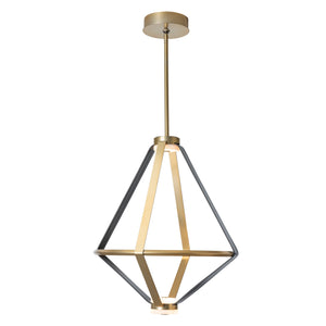 Hubbardton Forge - 401321-LED-MULT-86-LK-AR - Aspen Large LED Lantern - Aspen - Modern Brass