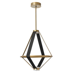 Hubbardton Forge - 401321-LED-MULT-86-LK-AR - Aspen Large LED Lantern - Aspen - Modern Brass